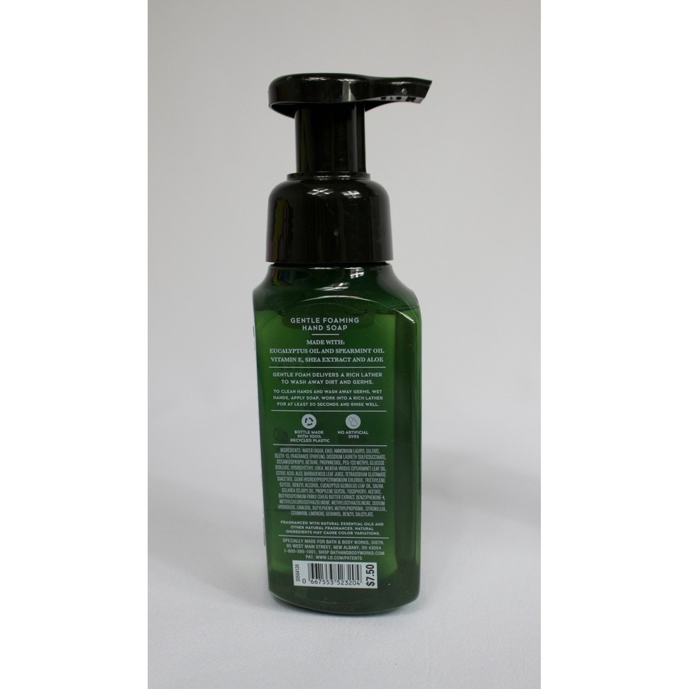 Bath & Body Works Eucalyptus Spearmint Set Body Wash, Body Cream, Soap NEW - Picture 7 of 11
